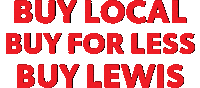 Buy Local Sticker by Lewis Automotive Group