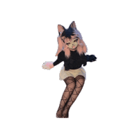 Creepy Cute Meow Sticker