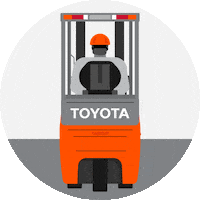 Finish Line Run Sticker by Toyota Material Handling
