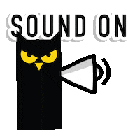 black owl Sticker by GUARANA
