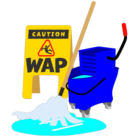 Cardi B Bucket Sticker by Christopher Pindling