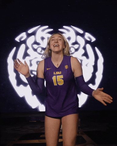 Volleyball Vb GIF by LSU Tigers