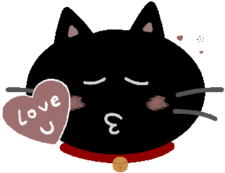 In Love Cat Sticker