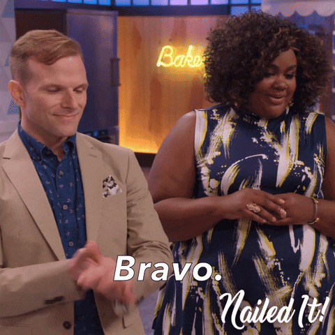 nicole byer applause GIF by NailedIt