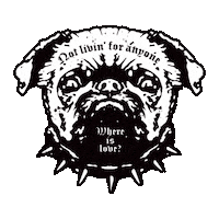 Angry Dog Sticker by Petit Brabancon