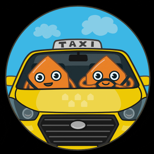 Citymobiltaxi halloween taxi такси ситимобил GIF