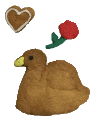 Swan クッキー Sticker