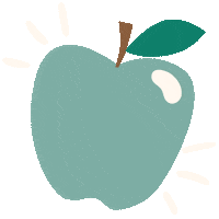 Apple Fruit Sticker
