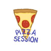 Pizza Session Sticker by Voys