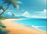 Palm Tree Vacation GIF by GT8Studios