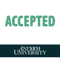 Excited Higher Education Sticker by AntiochUniversity