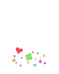 Heart 花 Sticker