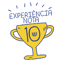 unicesumarpresencial experiencia trofeu unicesumar nota 10 Sticker