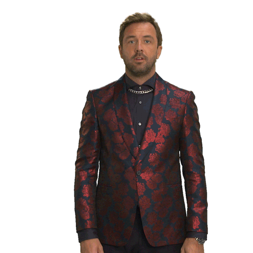 Confused React Sticker by Celebrity Apprentice Australia