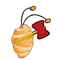 Croissant Chapulin Colorado Sticker by Grupo Chespirito