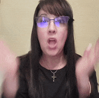 denasadams omg surprise denaadams GIF