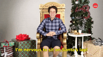 I'm Nervous to Sit on Santa's Lap
