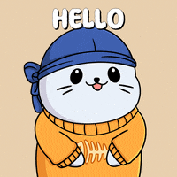 Good Morning Hello GIF by Sappy Seals