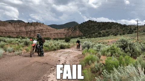 Motorcycle Fail GIF by GSI Machine and Fabrication