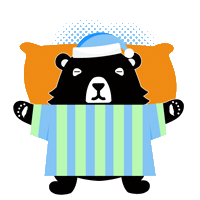 Good Night Sticker by OCACOCNA
