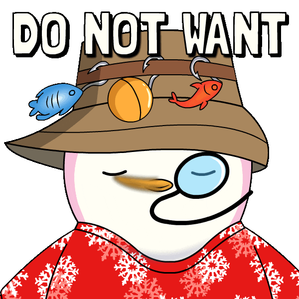 Penguin No Sticker by Pudgy Penguins