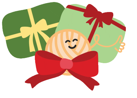 Happy Christmas Sticker by Hobbii
