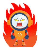 Angry Mascot Sticker by Jet Commerce