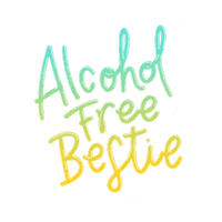 Alcohol Free Aa Sticker by Sarah The Palmer