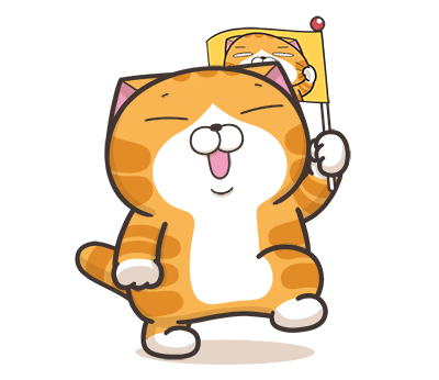 cat walk Sticker by MochiDad