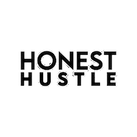 honesthustle logo hustle honest wordmark Sticker