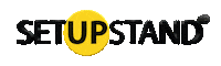 setup-stand setupstand setup stand set up stand Sticker