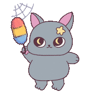 Cat Organize Sticker by Mira & Ink