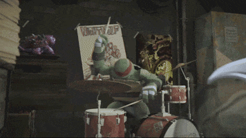 rock band GIF by Teenage Mutant Ninja Turtles