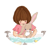 Hands Stay Safe Sticker by belleandboo