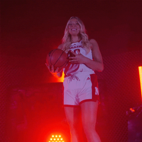 Basketball Nebraska GIF by Huskers