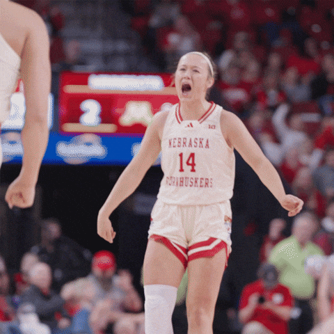 Lets Go Basketball GIF by Huskers