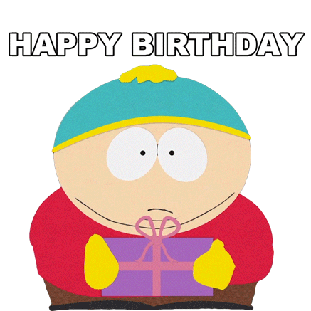 Happy Birthday Cartman Sticker by South Park