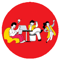 Famfest Sticker by Kerja Seru at INDOSAT OOREDOO