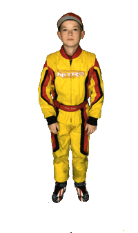 Racing Bruce Sticker by YABA