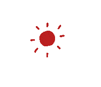 Sun Weather Sticker
