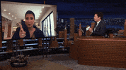 Demi Lovato Finger Guns GIF by The Tonight Show Starring Jimmy Fallon