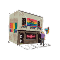 Pride Stonewall Sticker by Brad Lander