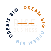 Rise Dream Big Sticker by The Hollis Company