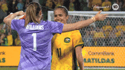 Lydia Williams Hug GIF by Football Australia