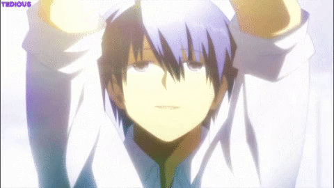 sad angel beats! GIF