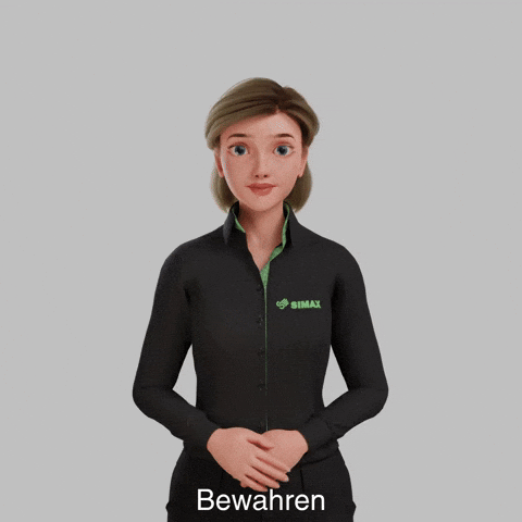 Avatar Gebärdensprache GIF by Sign Time - SiMAX