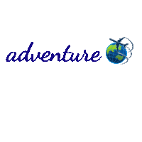 Adventure Sticker by Z letalom na poti