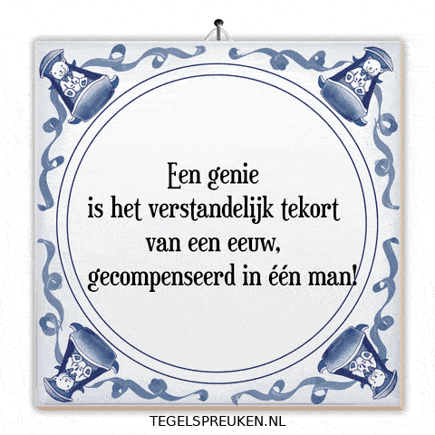 Genie Man GIF by Tegelspreuken.nl
