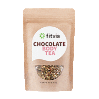 Chocolate Tea Sticker by fitvia