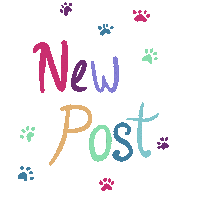 pawprintpaintings new post newpost paw prints pawprints Sticker